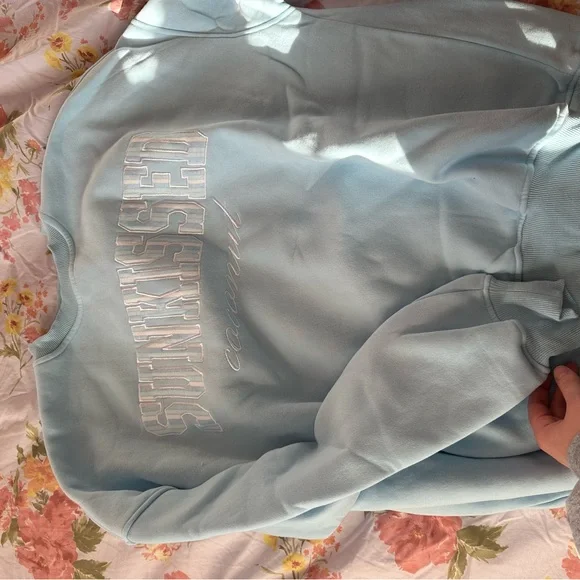 Sunkissed Coconut Light Blue Sweatshirt - Picture 2 of 4